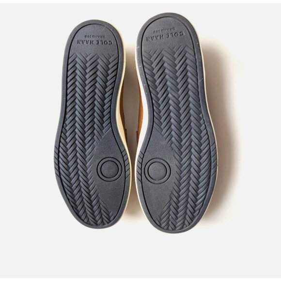 Cole Haan Kid's Leather Penny Loafers Boy's/Girl's Slip-On Brown Shoe Sz 5B Yth - Picture 4 of 5